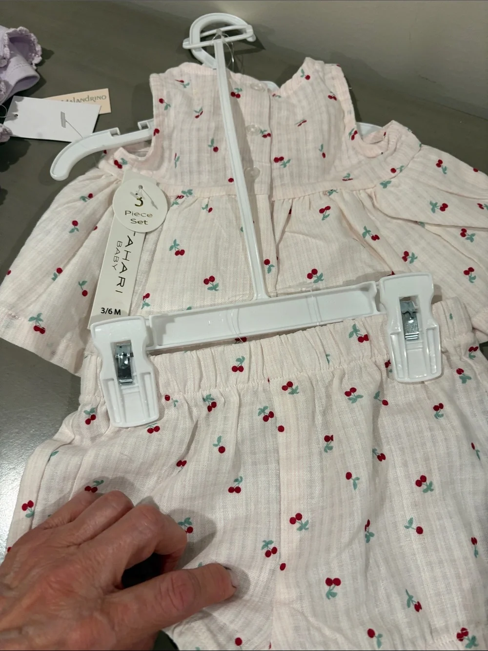 TAHARI & CATHERINE MALANDRINO BABY OUTFITS